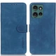 Чохол-книжка з застібкою KHAZNEH Retro Wallet для Motorola Edge 50 Neo / Edge 60 Neo - Blue - зображення 1