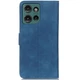 Чохол-книжка з застібкою KHAZNEH Retro Wallet для Motorola Edge 50 Neo / Edge 60 Neo - Blue - зображення 5