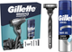 Zestaw upominkowy Gillette Mach3 Maszynka do golenia dla mężczyzn Charcoal z 1 wymiennym wkładem + Żel do golenia 200 ml (8700216566469) - obraz 1