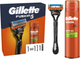 Zestaw upominkowy Gillette Fusion5 Maszynka do golenia dla mężczyzn z 1 wymiennym wkładem + Żel do golenia 200 ml (8700216534048) - obraz 1