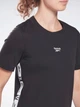 Футболка хлопковая спортивная длинная женская Reebok CL RBK ND Cropped HB2265 XS Черная (4065423503466) - изображение 4