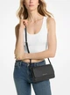 Жіноча сумка крос-боді Michael Kors Medium Logo Convertible Crossbody Bag 22,8*14,6 *5,7 см чорна лого - зображення 2