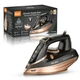 Утюг паровой RAF R.1119G с керамической подошвой 450ml 2200W Black-Gold (3_05554) - изображение 3