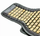 Накидка на сиденье массажер плоская косточка 45х108 см Elegant MAX EL 100 651 серая - изображение 3