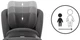 Автокрісло Cybex Anoris T2 i-Size гр. 1-2 9-25 кг Plus Mirage Grey, 4063846424030 - зображення 11