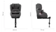 Автокрісло Cybex Anoris T2 i-Size гр. 1-2 9-25 кг Plus Mirage Grey, 4063846424030 - зображення 14