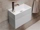 Умивальник Miraggio COPPER 400 (0000162) Miramarble | Глянцевий | Накладний | Білий - зображення 5
