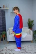 Піжама Кігурумі My Kigu Чоловіча Супермен Superman Синій розмір M 155-165 см (21079411) - зображення 4