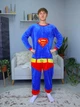 Піжама Кігурумі My Kigu Чоловіча Супермен Superman Синій розмір M 155-165 см (21079411) - зображення 1