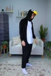 Пижама Кигуруми My Kigu Мужская Пингвин Черный размер L 165-175 см (21066411) - изображение 4