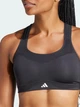 Спортивный топ для фитнеса женский Adidas TLRD Impact Training High-Support IQ3384 XL Черный (4067886028241) - изображение 4