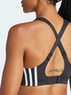 Спортивный топ для фитнеса женский Adidas TLRD Impact Training High-Support IQ3384 XL Черный (4067886028241) - изображение 5