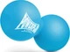 Массажный силиконовый двойной мяч PowerPlay PP-4355 Silicone Lacrosse Peanut Ball 6.3x12.6 см Синий (PP-4355_Blue) - изображение 2