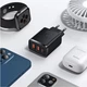 Мережевий зарядний пристрій Baseus Compact Quick Charger 2U+C 30 W EU Black (CCXJ-E01) - зображення 4