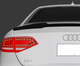 Спойлер на Audi A4 B8 стиль M4 чорний глянсовий ABS-пластик (2008-2012) - зображення 4