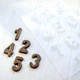 Пластиковая форма (молд) "Цифры 2" для шоколада, 4 см. - изображение 4