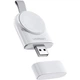 Бездротовий зарядний пристрій Apple Watch UGREEN CD144 Magnetic Charging Module for Apple Watch 5V/1A White - зображення 1