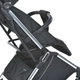 Детская прогулочная коляска-книжка ME 1129 LINK Black Striped Черная - изображение 10