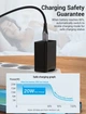 Зарядное устройство Vention 1-port Type-C Wall Charger 20W EU-Plug 3A Black (FADB0-EU) - изображение 5
