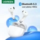 Беспроводные наушники UGREEN WS201 HiTune H5 с двойным микрофоном и шумоподавлением Bluetooth 5.3 White (15612) - изображение 2