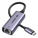 Ethernet Adapter 2.5G UGREEN CM648 перехідник USB Type-C to RJ45 2500Mbps Мережева карта для MacBook Pro, iPad Pro, iPhone 15, 16 Galaxy S23, XPS 13 15 Grey (25052) - зображення 1