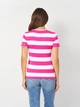 Футболка хлопковая женская Tommy Hilfiger 76J4975-TP1 M Бело-малиновая (197232843182) - изображение 2