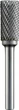 Frez trzpieniowy cylindryczny Alpen z uzębieniem czołowym cut 6 typ ZYA-S Ø10 x 65 mm (778606110100) (9002740790594) - obraz 1