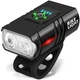 Аккумуляторный велосипедный фонарь USB Bike Light BK-02 на руль велосипеда, Велофара на руль велосипеда Черный - изображение 5
