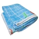 Электропростынь Electric Blanket 170х150см простынь с подогревом / голубая клетка - изображение 6