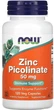 Цинк пиколинат NOW Zinc Picolinate 50mg 120 vcaps - изображение 1