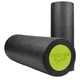 Масажний ролик (роллер) гладкий PowerPlay 4021 Fitness Roller Чорно-зелений (30x15см.) - изображение 1