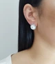 Серьги золотые с жемчугом БЖМ-04 - изображение 4