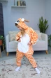 Пижама кигуруми для девочек Kigurumi Олень Бэмби Бежевый на рост 145-155 см (202641) - изображение 5