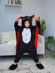 Пижама кигуруми Kigurumi для мальчика Летучая Мишь Черный на рост 120-130 см (205642) - изображение 1