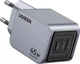 Мережевий зарядний пристрій Ugreen X707 USB-C+USB-C 45W PD GaN Tech Charger Space Gray (6941876230082) - зображення 3