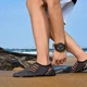 Обувь для пляжа и кораллов аквашузы Diving shoes серые с оранжевым плоская подошва 36-37 ( 23,5 см ) 202 - изображение 3