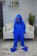 Пижама Детская Кигуруми Слип Для Мальчика Kigurumi Костюм Монстр Huggy Wuggy Хагги Вагги Синий 120 - 130 см. (2055/2) - изображение 3