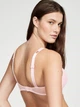 Комплект білизни Victoria's Secret Push-Up Bra Beige Set 34C-M розовий - зображення 5