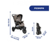 Универсальная коляска 2 в 1 Activ3, Chicco (темно-бежевая), 87087.34.01 - изображение 2
