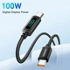 Кабель type c type c для швидкої зарядки 100 Watt 2 метра - зображення 3