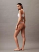 Набор трусиков танга женских хлопковых Calvin Klein 51215209 019(Orange Multi) L 3 шт Оранжевый/Серый/Белый (196807447688) - изображение 4