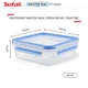 Контейнер квадратный Tefal Master Seal 0.85 л (K3022112) - изображение 3