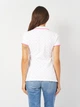 Поло женское U.S. Polo Assn Dot Print Pique Polo Shirt 4969969-ZH00A XS Белое (786660293111) - изображение 2