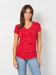 Футболка хлопковая женская U.S. Polo Assn 2876843-1H00A XS Красная (786660535686) - изображение 1