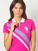 Поло женское U.S. Polo Assn 2151664-ZH00A XS Розовое (786660696363) - изображение 4