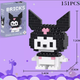 Конструктор фигурка Куроми (Kuromi ) геншен, манги, hello kitty, Санріо Кітті, Мелоди для девочек мини блоки y2k kpop 151деталей (AN)21194 - изображение 1
