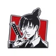 Значок Человек бензопила Аки Chainsaw Man Aki 5 см P CM A - изображение 1