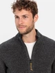 Кофта мужская Camel Active knitted Jacket 409501-4K08-88 XL Темно-серая (4064478901418) - изображение 5