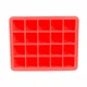Силиконовая форма CUMENSS AI-820 Cube 20 Red для льда - изображение 1