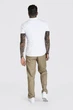 Сорочка Boohoo Short Sleeve Stretch Fit Jersey Білий S MZZ08364 - изображение 4